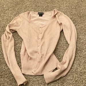 Sparkle pale pink sweater